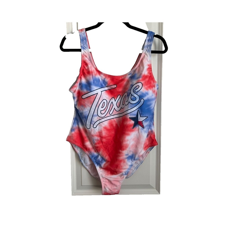 Red/White/Blue Texas One piece XXL Swimsuit - Picture 4 of 11